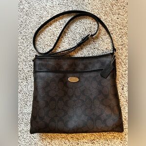 Coach Signature Print Crossbody